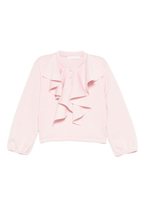 Felpa con volant MISS GRANT KIDS | MG1367PINKY